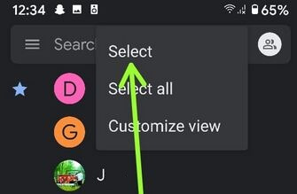 Sélectionnez plusieurs contacts que vous souhaitez supprimer sur votre Android 10