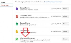 Comment supprimer la sauvegarde WhatsApp de Google Drive