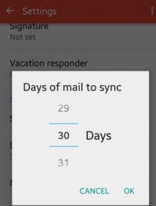 gmail sync mail jours heure