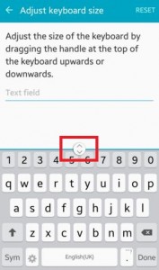 Comment régler la taille du clavier Android Lollipop
