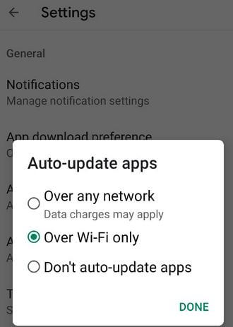 Désactiver la mise à jour automatique des applications sur les téléphones et tablettes Android