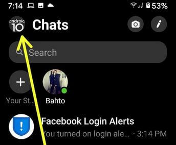 Comment changer de compte sur Facebook Messenger sur Android