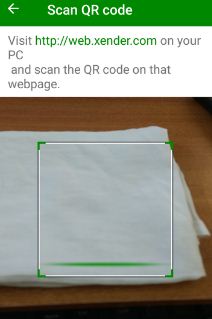 Scanner le code QR sur le périphérique PC