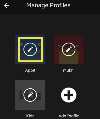 Changer l'icône de profil Netflix Appareil Android