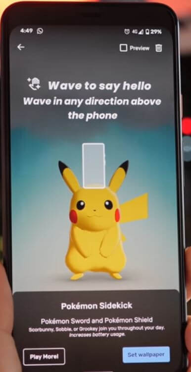 Comment utiliser Live Pokemon Wallpaper sur Pixel 4 et Pixel 4 XL