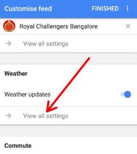 Personnaliser les widgets météo dans Pixel 2 Oreo