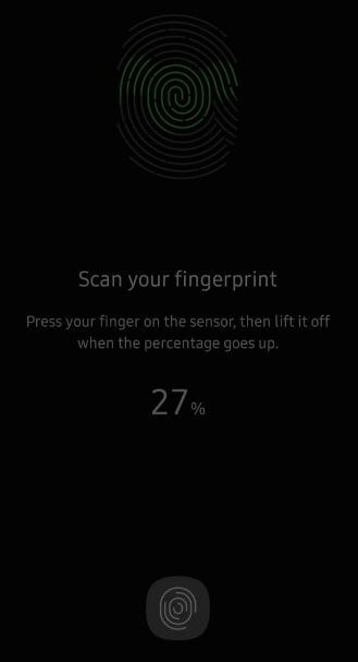 Ajouter une empreinte digitale dans Samsung A50