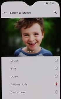 Comment changer l'étalonnage de l'écran dans OnePlus 6T